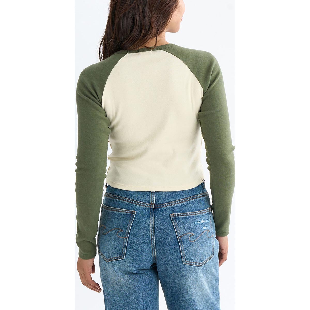 ビラボン BILLABONG　GRAPHIC RAGLAN BABY FIT LS TEE レディース ロンT BF014056 詳細2
