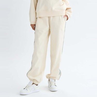 ビラボン BILLABONG TRIPLE PALMS SWEAT LONG PANTS レディース セットアップボトムス BF014707 アイボリー着用正面