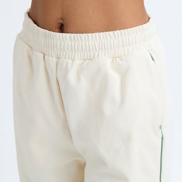 ビラボン BILLABONG TRIPLE PALMS SWEAT LONG PANTS レディース セットアップボトムス BF014707 アイボリーウエストとサイドパイピングディテール