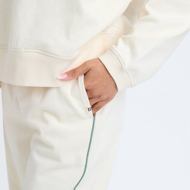 ビラボン BILLABONG TRIPLE PALMS SWEAT LONG PANTS レディース セットアップボトムス BF014707 アイボリーサイドポケットディテール