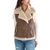 ビラボン BILLABONG　FAUX LEATHER MOUTON VEST レディース ベスト BF014750 詳細7
