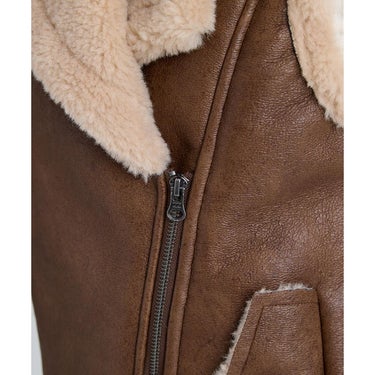ビラボン BILLABONG　FAUX LEATHER MOUTON VEST レディース ベスト BF014750 詳細9