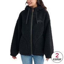 ビラボン BILLABONG　FUR BOA STAND LIGHT JACKET ドローコード付き レディース ジップアップジャケット BF014760