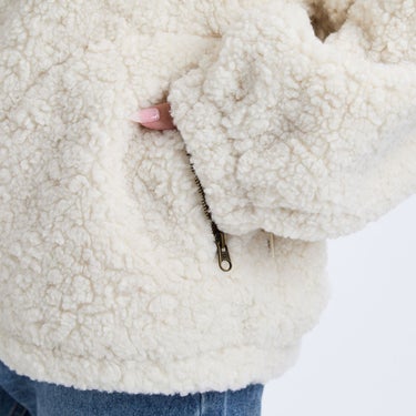 ビラボン BILLABONG　FUR BOA STAND LIGHT JACKET ドローコード付き レディース ジップアップジャケット BF014760 詳細9