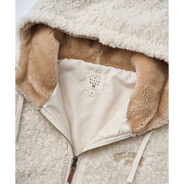 ビラボン BILLABONG　FUR BOA STAND LIGHT JACKET ドローコード付き レディース ジップアップジャケット BF014760 詳細11