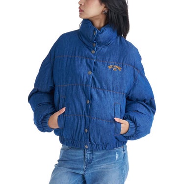 ビラボン BILLABONG　DENIM PUFF JACKET レディース ジャケット BF014761 詳細7