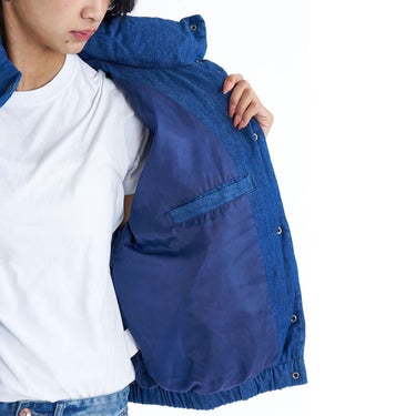 ビラボン BILLABONG　DENIM PUFF JACKET レディース ジャケット BF014761 詳細10