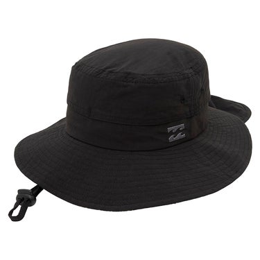 ビラボン BILLABONG　ジュニア SUBMERSIBLE HAT ループストラップ付き ハット BF01E900 ブラック（BLK）