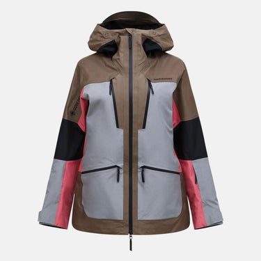 ピークパフォーマンス PEAK PERFORMANCE　スキー スノーボードウェア ジャケット ウィメンズバーチカルゴアテックスプロジャケット W Vertical Gore-Tex Pro Jacket G80471-060 2026-2027 Terrain Tan/Lt Grey