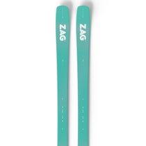 ザグ ZAG UBAC 95 L GLACIER BLUE ウバック 95 L スキー板 単品 2026-2027 グレイシャーブルー スキー板トップ部正面