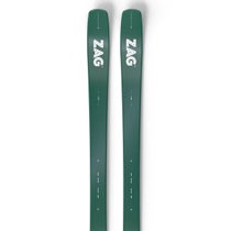 ザグ ZAG UBAC 95 DARK GREEN ウバック 95 スキー板 単品 2026-2027 ダークグリーン スキー板トップ部正面