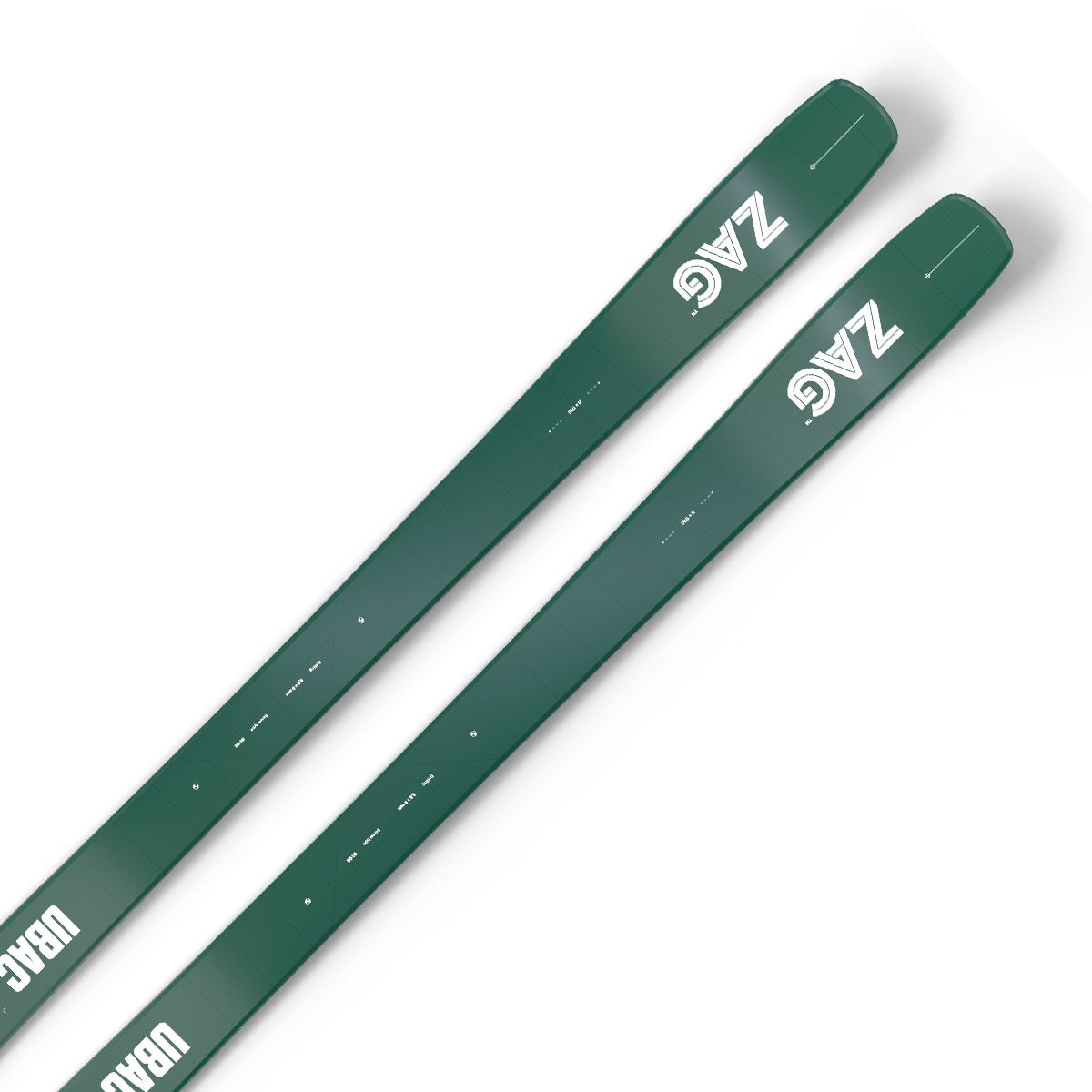 ザグ ZAG UBAC 95 DARK GREEN ウバック 95 スキー板 単品 2026-2027