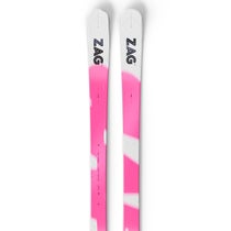 ザグ ZAG SLAP 100 PINK スラップ 100 スキー板 単品 2026-2027 ピンク スキー板トップ部正面
