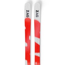 ザグ ZAG SLAP 112 RED スラップ 112 スキー板 単品 2026-2027 レッド スキー板トップ部正面