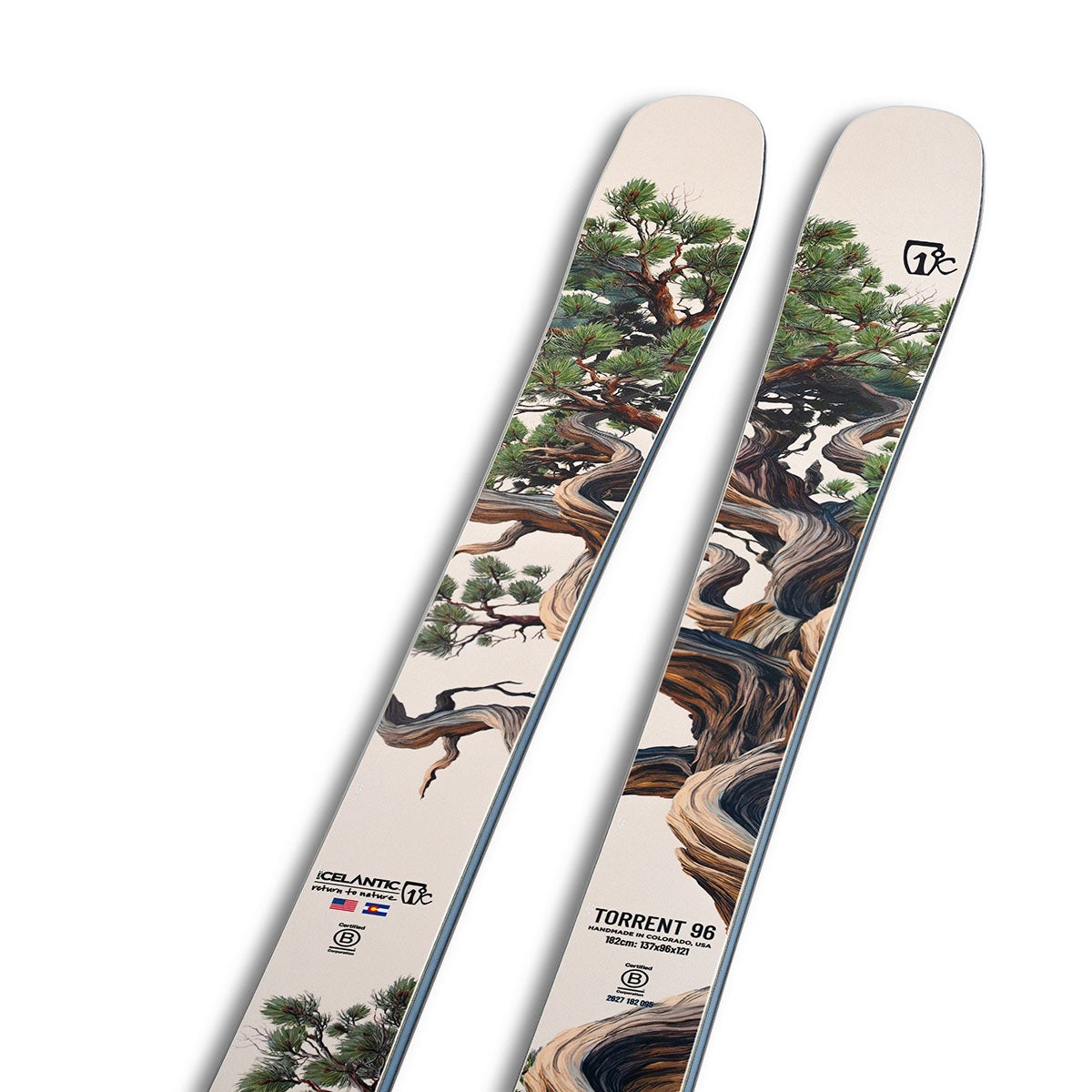 アイスランティック ICELANTIC　Torrent 96 トレント 96　スキー板 単品 2026-2027 詳細4