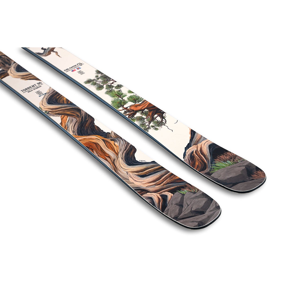 アイスランティック ICELANTIC　Torrent 96 トレント 96　スキー板 単品 2026-2027 詳細6