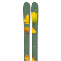 アイスランティック ICELANTIC Tempest 100 テンペスト 100 スキー板 単品 2026-2027 グリーン フラワーグラフィック スキー板トップ部正面