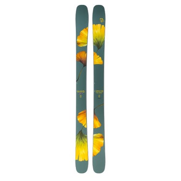 アイスランティック ICELANTIC Tempest 100 テンペスト 100 スキー板 単品 2026-2027 グリーン フラワーグラフィック スキー板全体正面