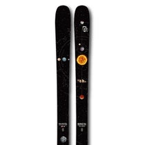 アイスランティック ICELANTIC Nomad 94 ノマド 94 スキー板 単品 2026-2027 ブラック 惑星グラフィック スキー板トップ部正面