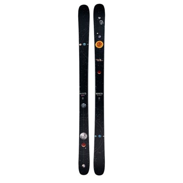 アイスランティック ICELANTIC Nomad 94 ノマド 94 スキー板 単品 2026-2027 ブラック 惑星グラフィック スキー板全体正面