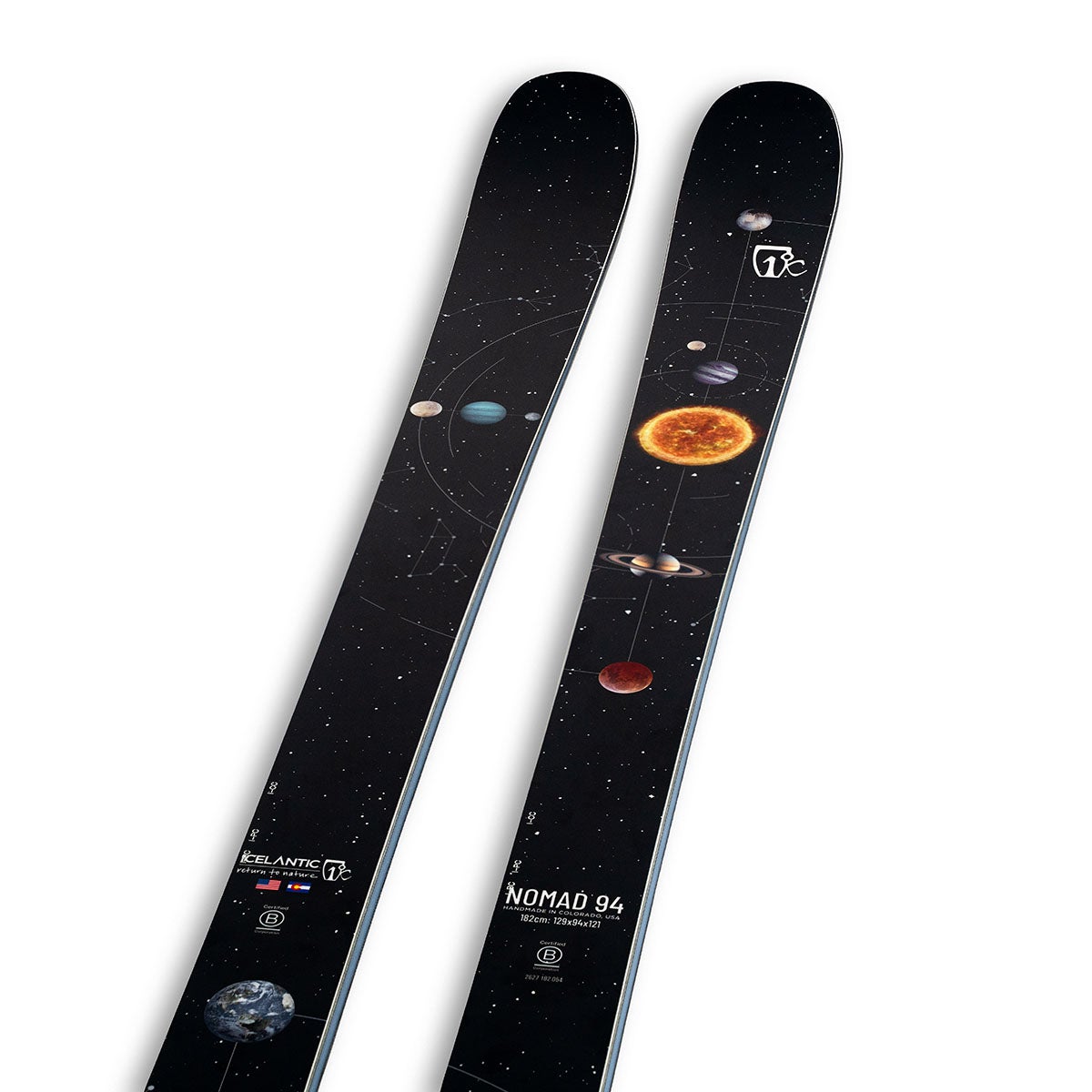 アイスランティック ICELANTIC　Nomad 94 ノマド 94　スキー板 単品 2026-2027 詳細4
