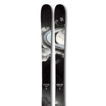 アイスランティック ICELANTIC Nomad 106 ノマド 106 スキー板 単品 2026-2027 ブラック ホワイトグラフィック スキー板トップ部正面
