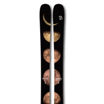 アイスランティック ICELANTIC Maiden 102 メイデン 102 スキー板 単品 2026-2027 ブラック 月面グラフィック スキー板トップ部正面