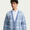 ナイキ NIKE　メンズ タータン ルーズ ゴルフ カーディガン II0777 486 BLUE　2026年モデル