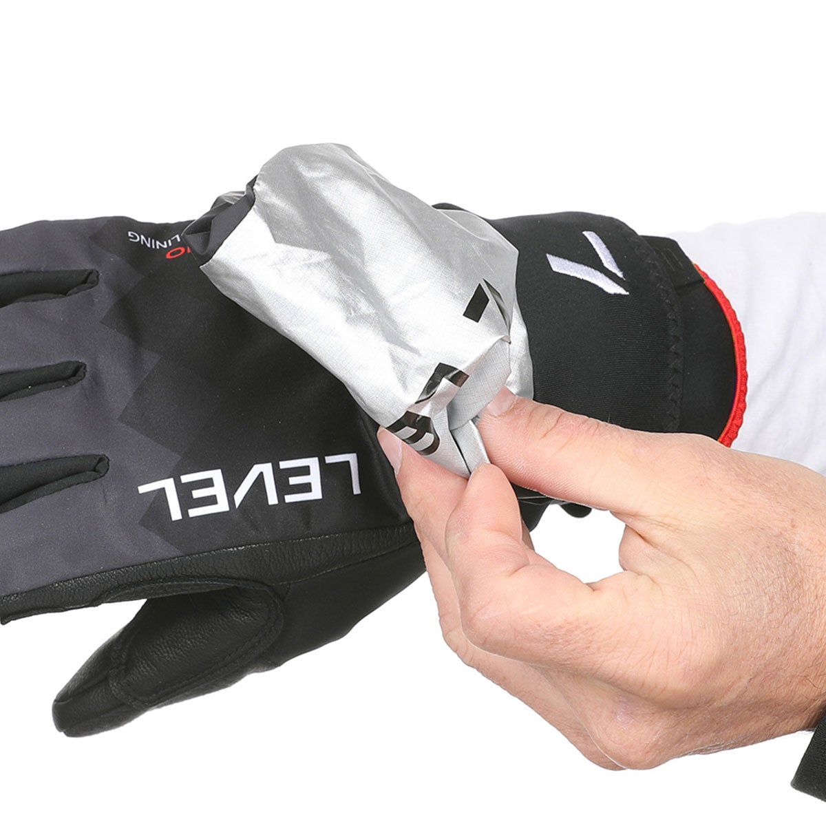 レベル LEVEL スキーアルパーライト SKI ALPER LIGHT 3489UG BK スキー スノーボードグローブ 2025-2026 インナーグローブ着脱ディテール