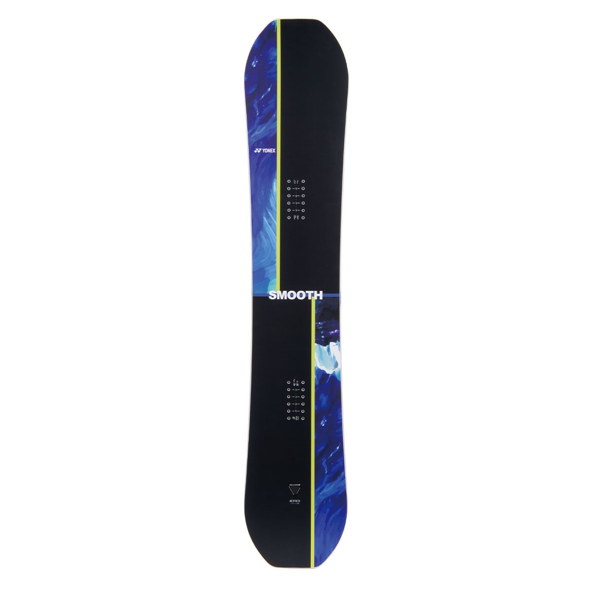 ヨネックス YONEX　SMOOTH スムース ブラック/オーシャンブルー　スノーボード板 2026-2027 詳細2