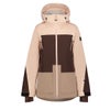 アイスピーク ICEPEAK スキー スノーボードウェア ジャケット キュラン ウィメンズ CURRAN WOMEN 53221-580-603 2026-2027 ベージュ ブラウン レディースジャケット 正面