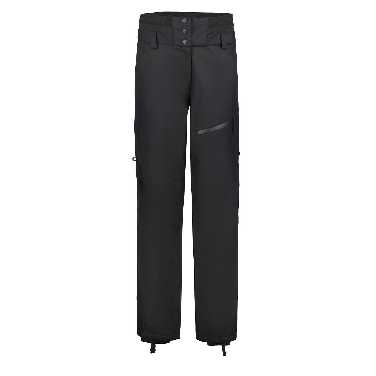 アイスピーク ICEPEAK スキー スノーボードウェア パンツ ショーモン ウィメンズ CHAUMONT WOMEN 54143-659-990 2026-2027 ブラック レディースパンツ 正面
