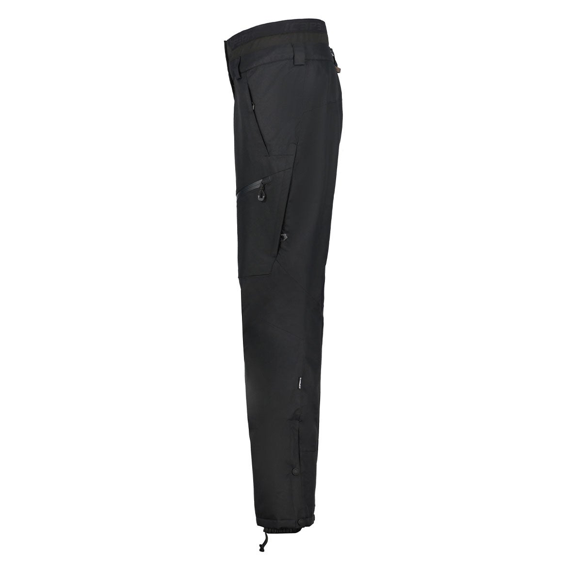 アイスピーク ICEPEAK スキー スノーボードウェア パンツ ショーモン ウィメンズ CHAUMONT WOMEN 54143-659-990 2026-2027 ブラック レディースパンツ 側面