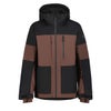 アイスピーク ICEPEAK スキー スノーボードウェア ジャケット キャストレス メンズ CASTRES MEN 56224-567-185 2026-2027 ブラウン ブラック メンズジャケット 正面