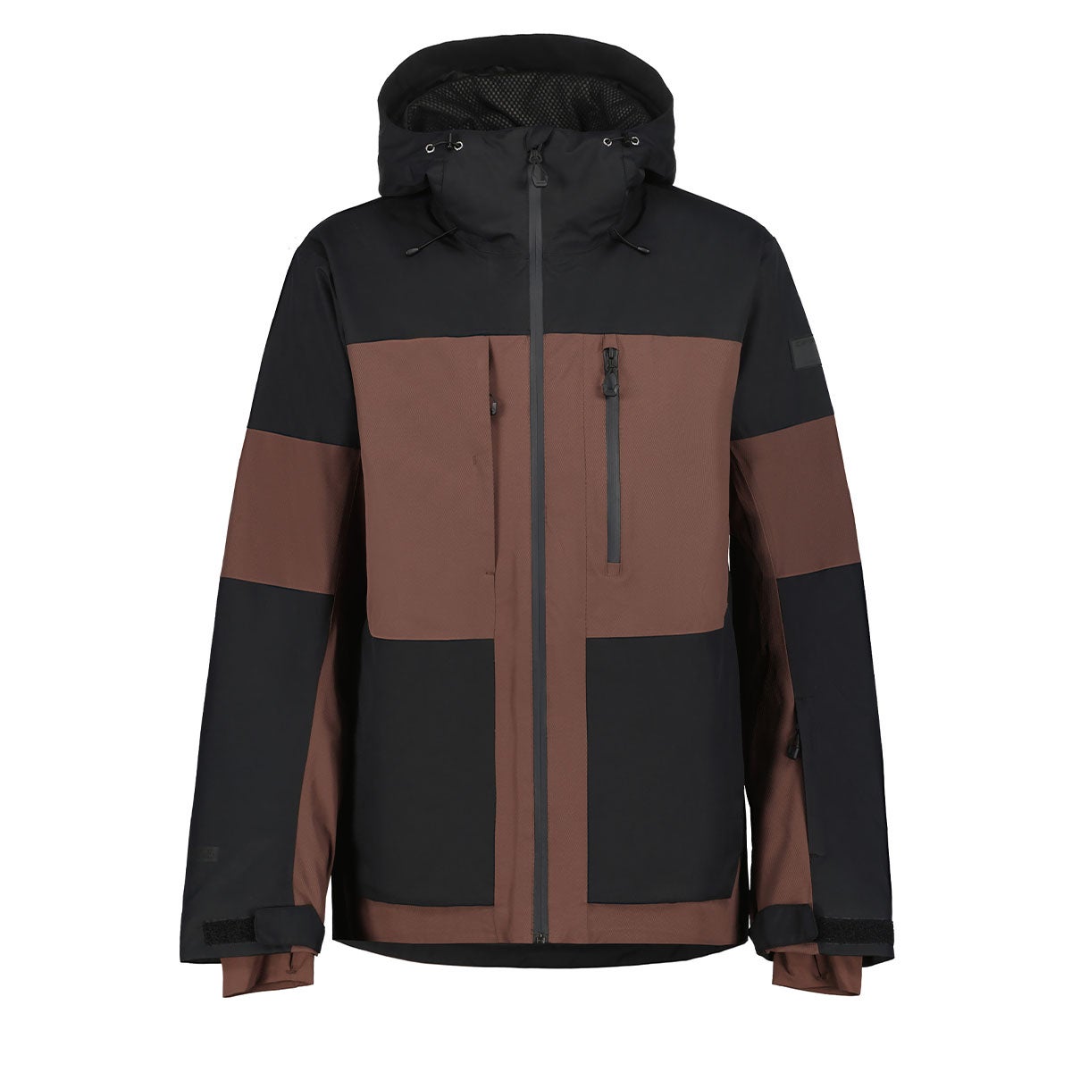 アイスピーク ICEPEAK スキー スノーボードウェア ジャケット キャストレス メンズ CASTRES MEN 56224-567-185 2026-2027 ブラウン ブラック メンズジャケット 正面