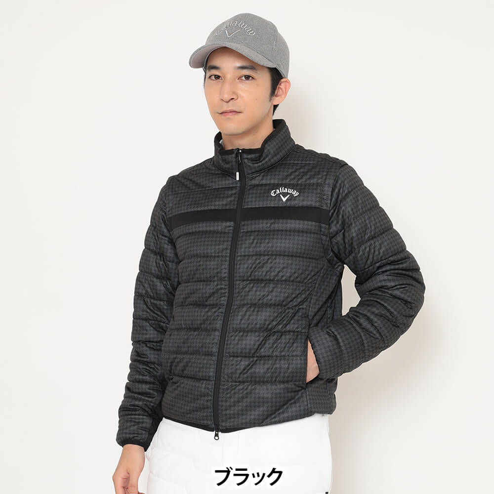 【fw集約】キャロウェイ メンズ スターストレッチ 2WAY 中綿 ブルゾン C25215107 ゴルフウェア [2025年秋冬モデル 50％OFF] 特価 商品正面