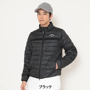 【fw集約】キャロウェイ メンズ スターストレッチ 2WAY 中綿 ブルゾン C25215107 ゴルフウェア [2025年秋冬モデル 50％OFF] 特価 商品正面