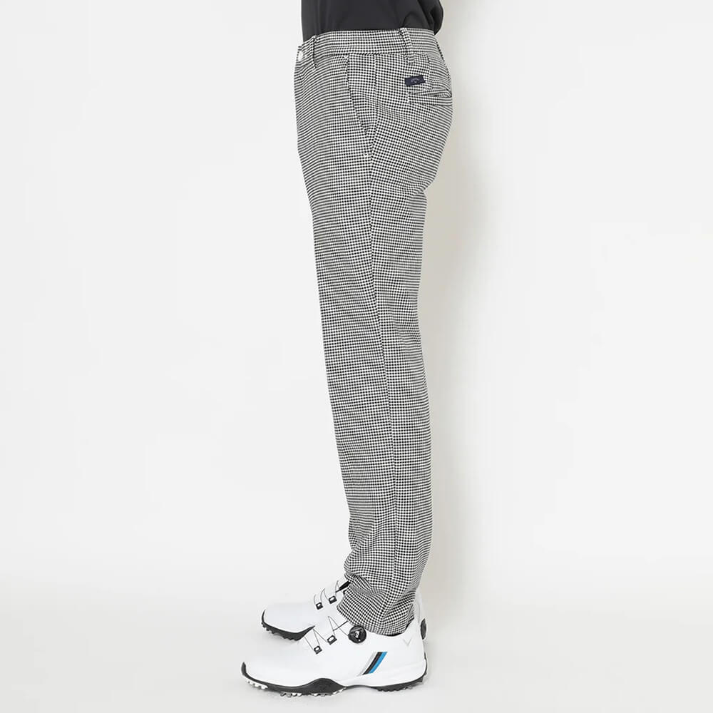 キャロウェイ Callaway　メンズ 8WAYストレッチ 千鳥チェック ロングパンツ C25226115　2025年モデル 着用背面