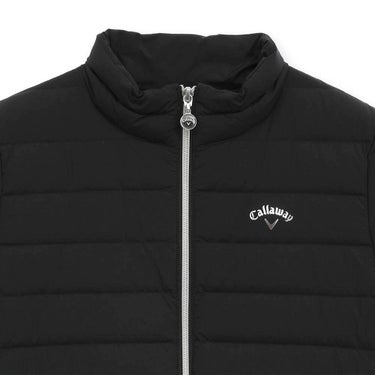 キャロウェイ Callaway　レディース 半袖 フルジップ ダウン ブルゾン C25216204　2025年モデル 素材ディテール