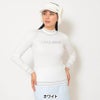 キャロウェイ Callaway　レディース ハイネック 長袖 リブニット C25218203　2025年モデル 商品正面