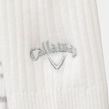 キャロウェイ Callaway　レディース ハイネック 長袖 リブニット C25218203　2025年モデル 着用背面
