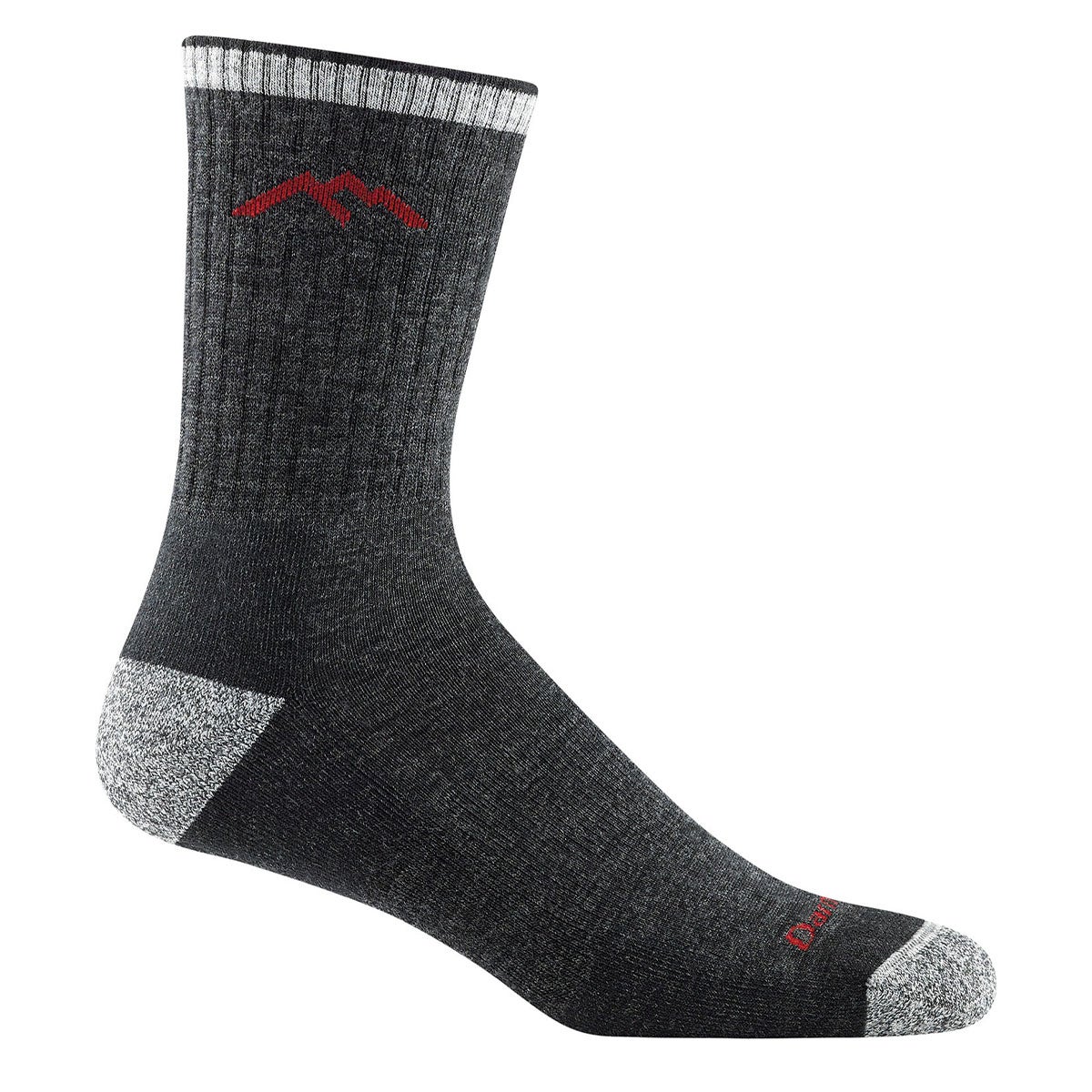 ダーンタフ Darntough VERMONT メンズ 1466 ハイカーマイクロクルー ミッドウェイトクッション ソックス 19441466 2022 ソックス つま先ディテール