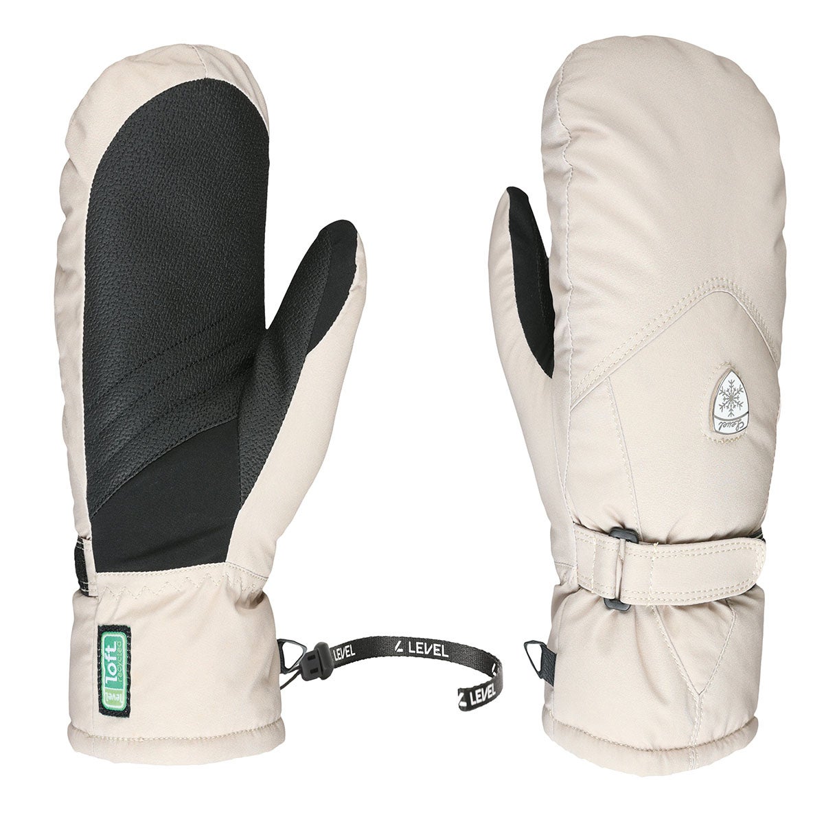 レベル LEVEL　ヒーロー ウーマン ミット Hero W Mitt 3367WM-05 Beige スキー スノーボードグローブ 2026-2027 詳細1