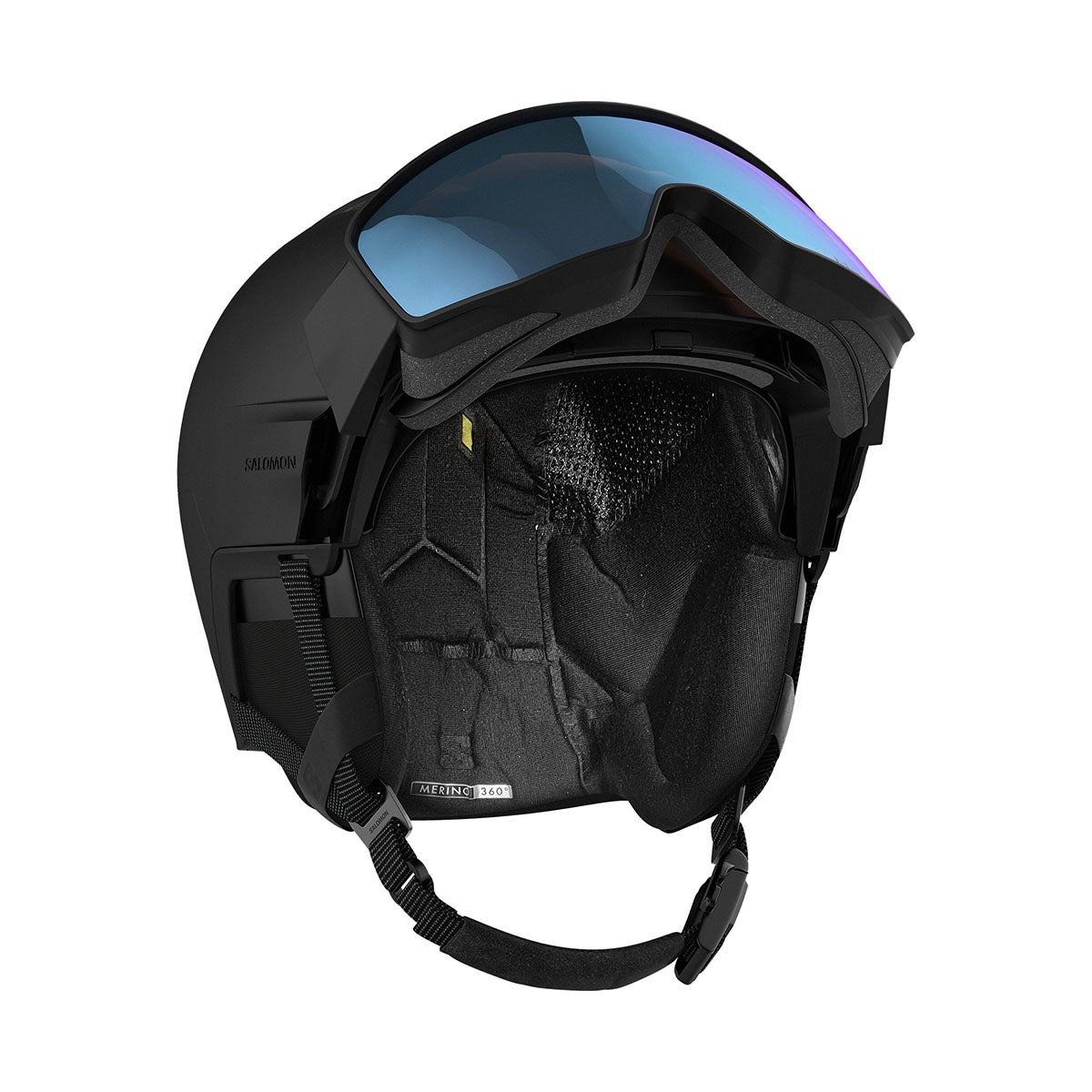 サロモン SALOMON　DRIVER PRIME SIGMA PHOTO MIPS　Visor:Sigma Photo Sky Blue 調光レンズ搭載ドライバープライムシグマフォトミップス Black スキー スノーボードヘルメット 2026-2027 詳細6