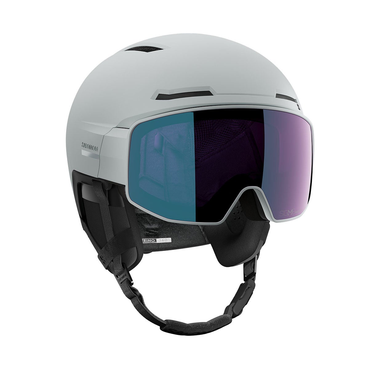 サロモン SALOMON　DRIVER PRIME SIGMA PHOTO MIPS　Visor:Sigma Photo Sky Blue 調光レンズ搭載ドライバープライムシグマフォトミップス Ice Flow スキー スノーボードヘルメット 2026-2027 詳細2