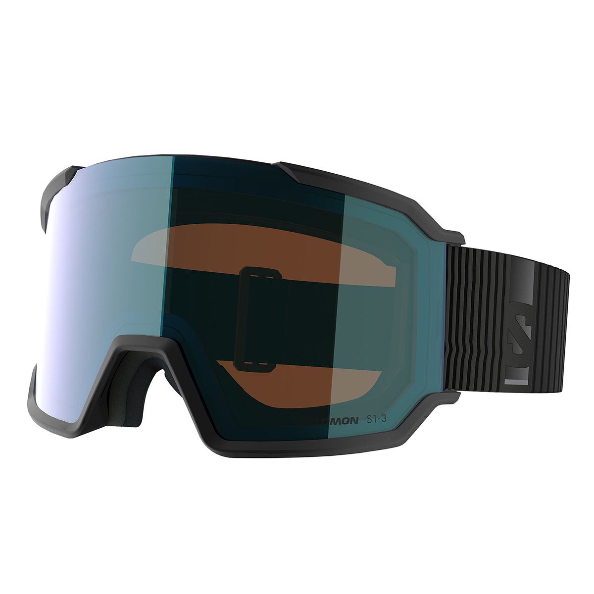 サロモン SALOMON　S/VIEW 3 PHOTOCHROMIC エス/ビュー3 調光レンズ Black/PHOTO ML BLUE スキー スノーボードゴーグル 2026-2027 詳細2