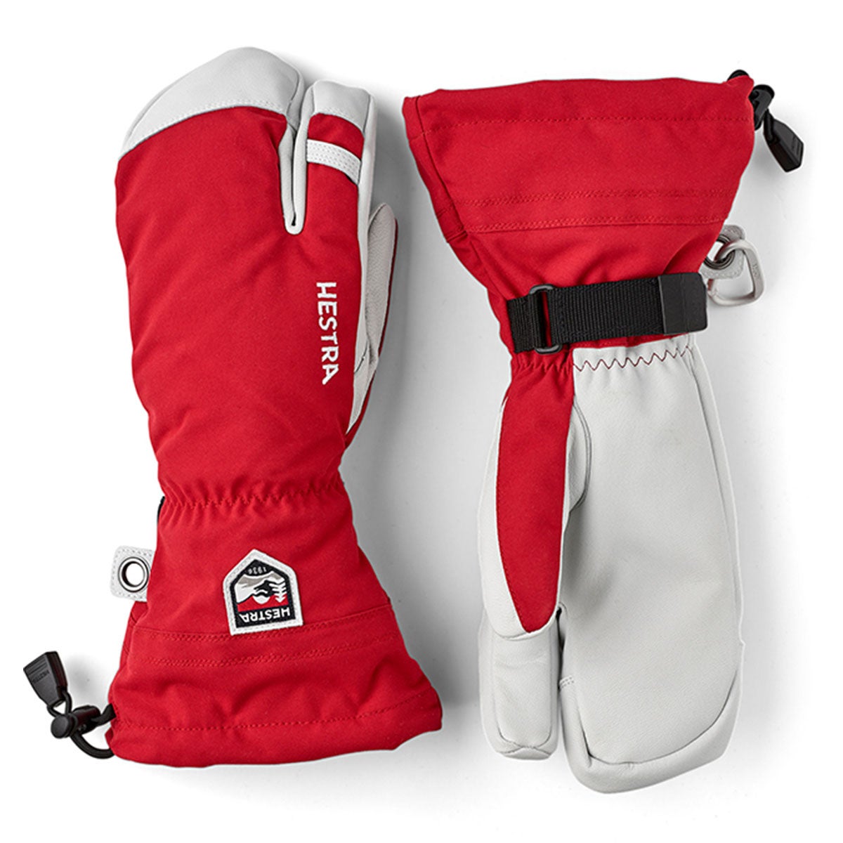 ヘストラ HESTRA　Heli Ski 3-Finger ヘリ スキー スリーフィンガー Red　スキーグローブ 2026-2027 詳細1