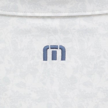 トラヴィスマシュー Travis Mathew　メンズ ラベンダー柄 チェストプリント 長袖 ポロシャツ 7AM017  背面ネック ロゴ ディテール