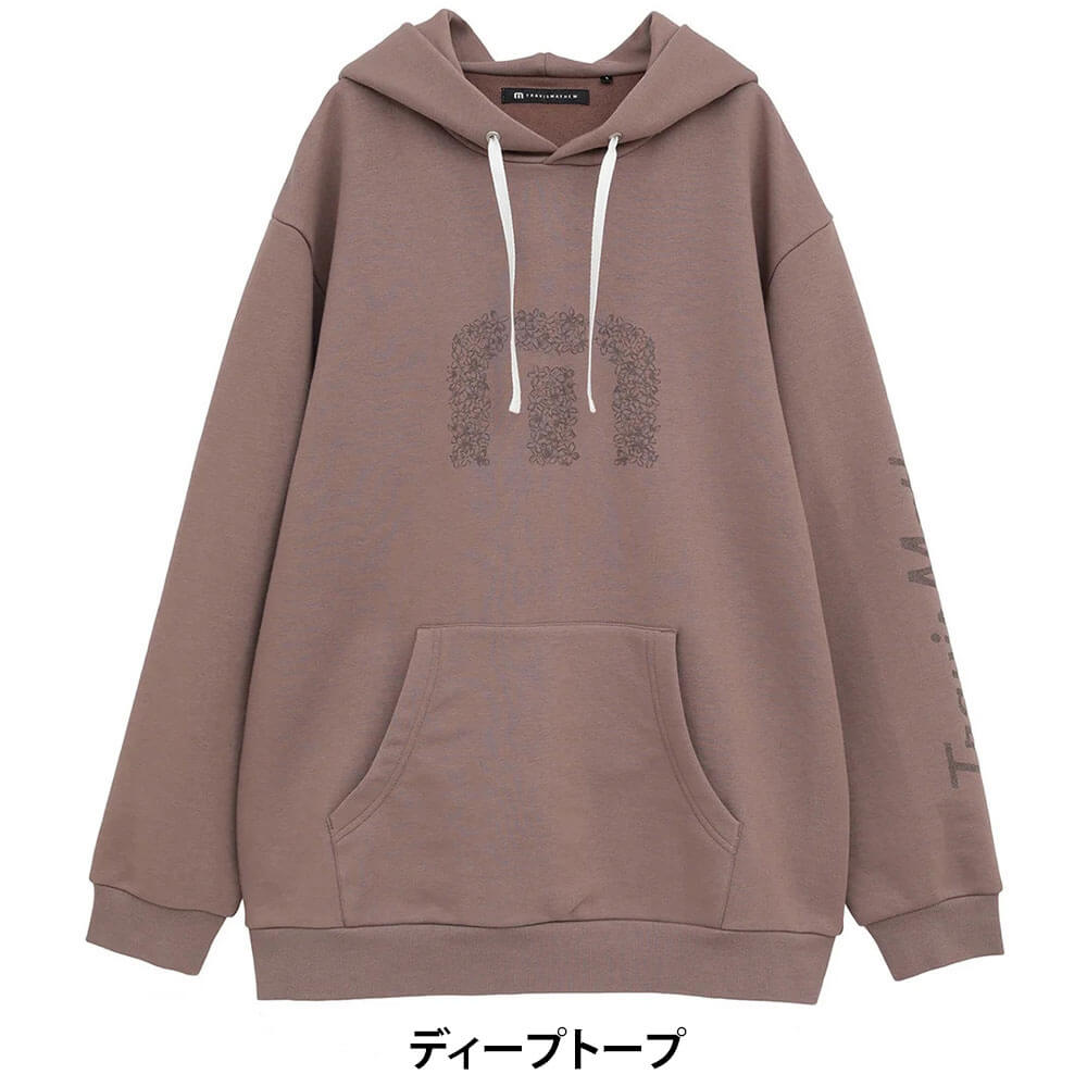 トラヴィスマシュー Travis Mathew　ユニセックス 長袖 スウェット フーディー 7AM025  ディープトープ 正面