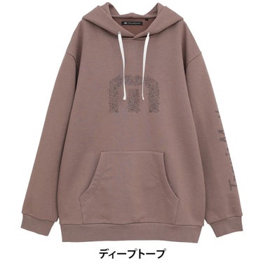 トラヴィスマシュー Travis Mathew　ユニセックス 長袖 スウェット フーディー 7AM025  ディープトープ 正面